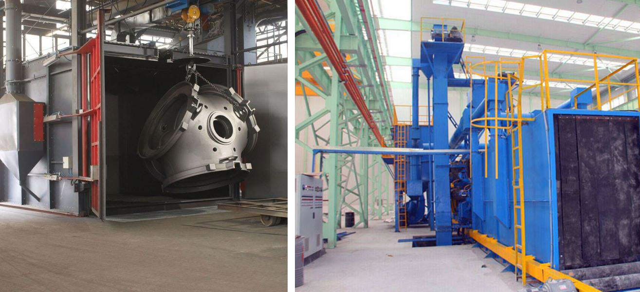 拋丸機操作現場 拋丸機操作現場